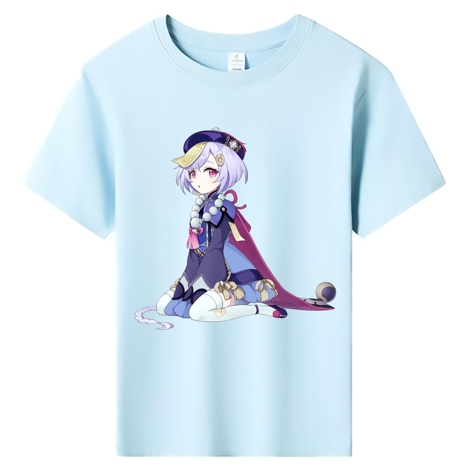 げんし神 七七 なな  genshin Nana 綿100％キッズTシャツ（フロントプリント）